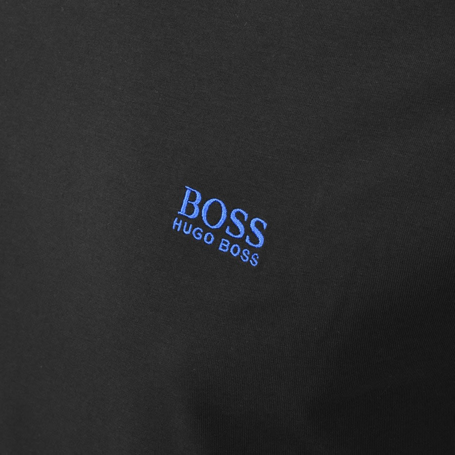 Alternative Image for ProductBOSS Lounge Long Sleeve Crew Neck T Shirt Black3